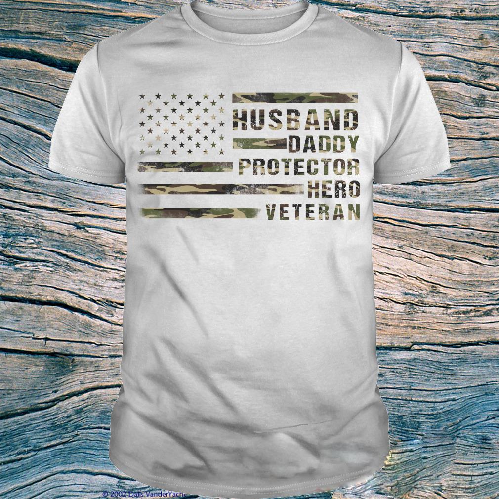 Veteran Husband Daddy Protector Hero T-Shirt Veteran Husband Daddy Protector Hero T-Shirt