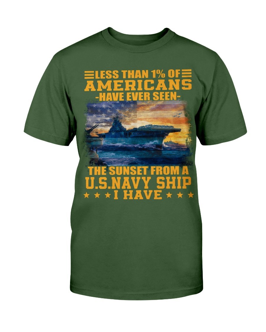 Veterans Shirt - Less Than 1% Of Americans Have Ever Seen The Sunset From A U.S. Navy Ship T-Shirt 6 » Cool Gifts for You - Mfamilygift Veterans Shirt - Less Than 1% Of Americans Have Ever Seen The Sunset From A U.S. Navy Ship T-Shirt 6