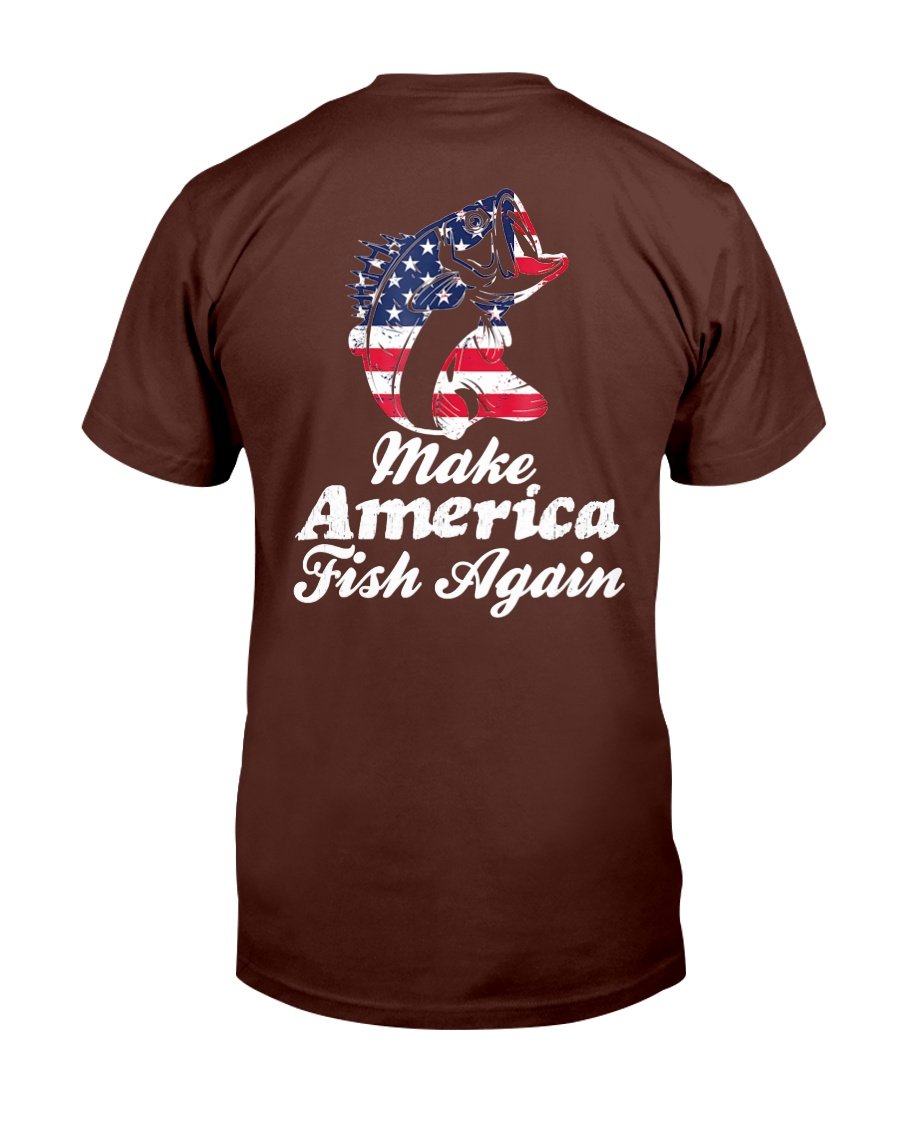 Make America Fish Again Veterans T-Shirt 1&nbsp;