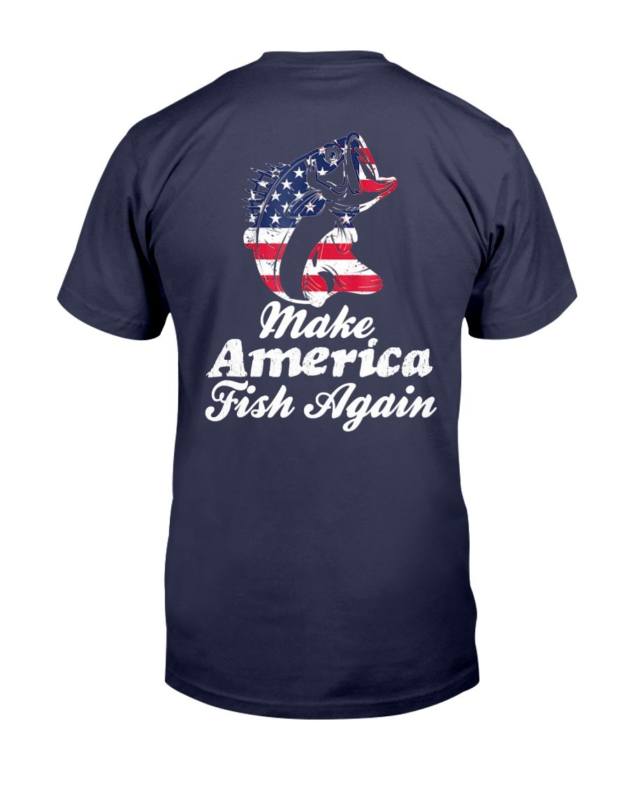 Make America Fish Again Veterans T-Shirt 2 » Cool Gifts for You - Mfamilygift Make America Fish Again Veterans T-Shirt 2