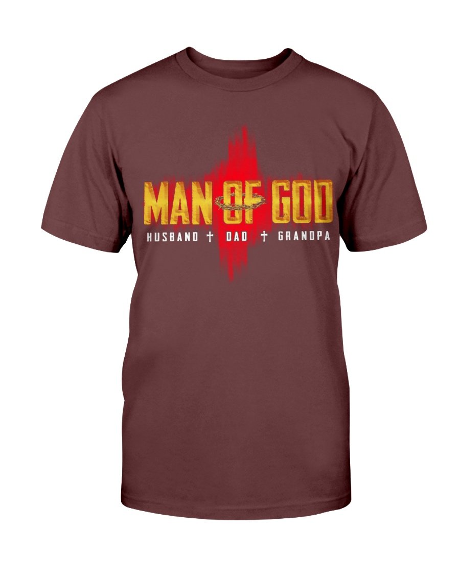 Veterans Shirt - Man Of God Husband - Dad - Grandpa T-Shirt 1&nbsp;