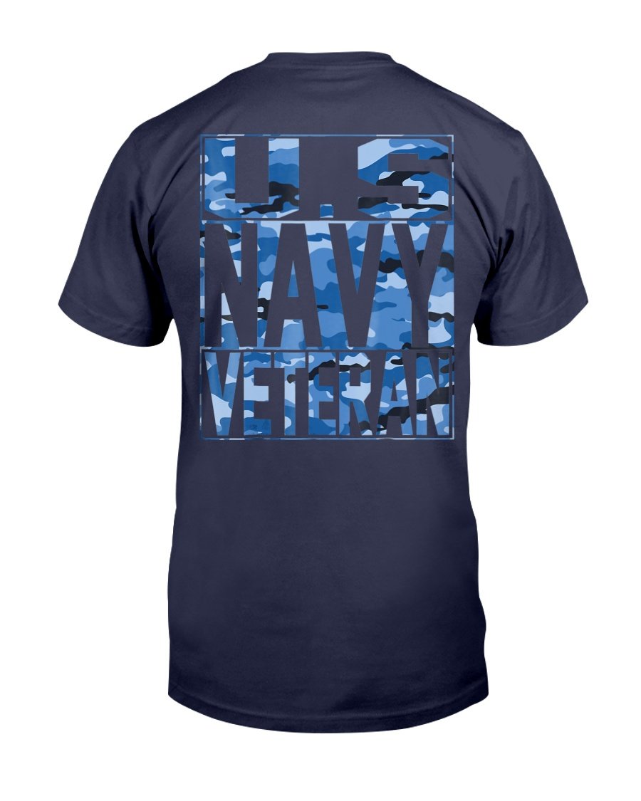 Navy Camo Shirt, Us Navy Veteran Camo T-Shirt 1&nbsp;