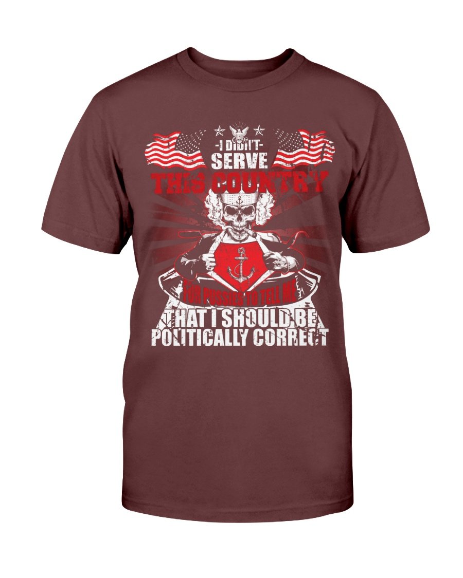 Veterans Shirt - Navy Veterans Shirt - I Didnt Serve This Country T-Shirt 1&nbsp;