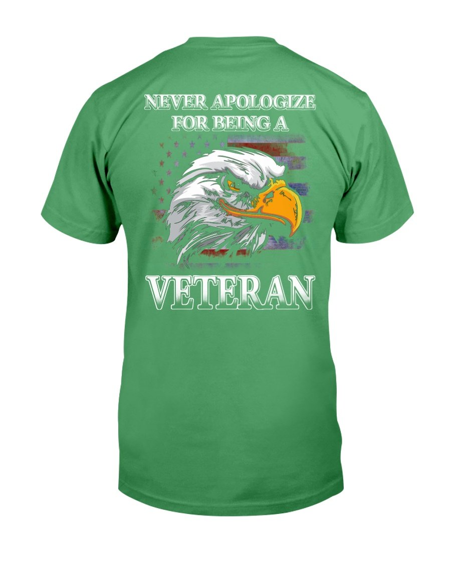 Never Apologize For Being A Veteran T-Shirt 5 » Cool Gifts for You - Mfamilygift Never Apologize For Being A Veteran T-Shirt 5