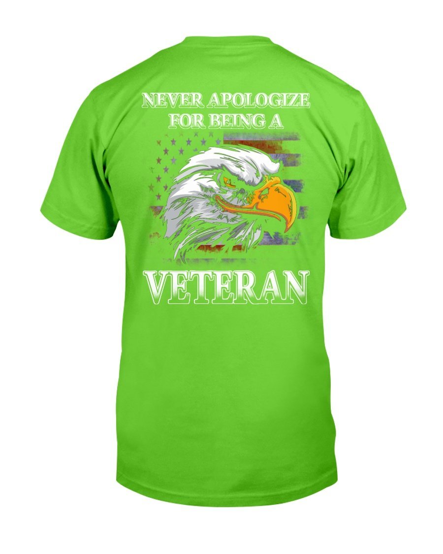 Never Apologize For Being A Veteran T-Shirt 7 » Cool Gifts for You - Mfamilygift Never Apologize For Being A Veteran T-Shirt 7