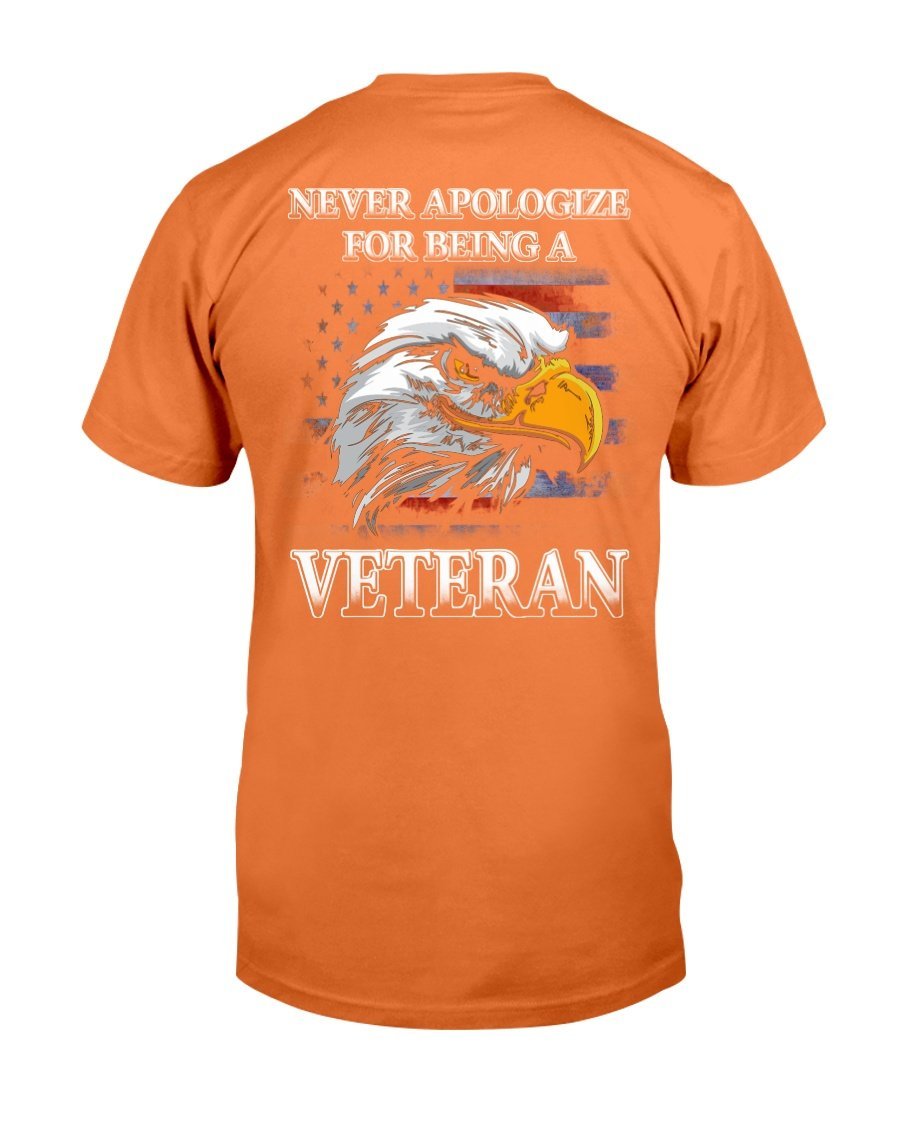 Never Apologize For Being A Veteran T-Shirt 8 » Cool Gifts for You - Mfamilygift Never Apologize For Being A Veteran T-Shirt 8