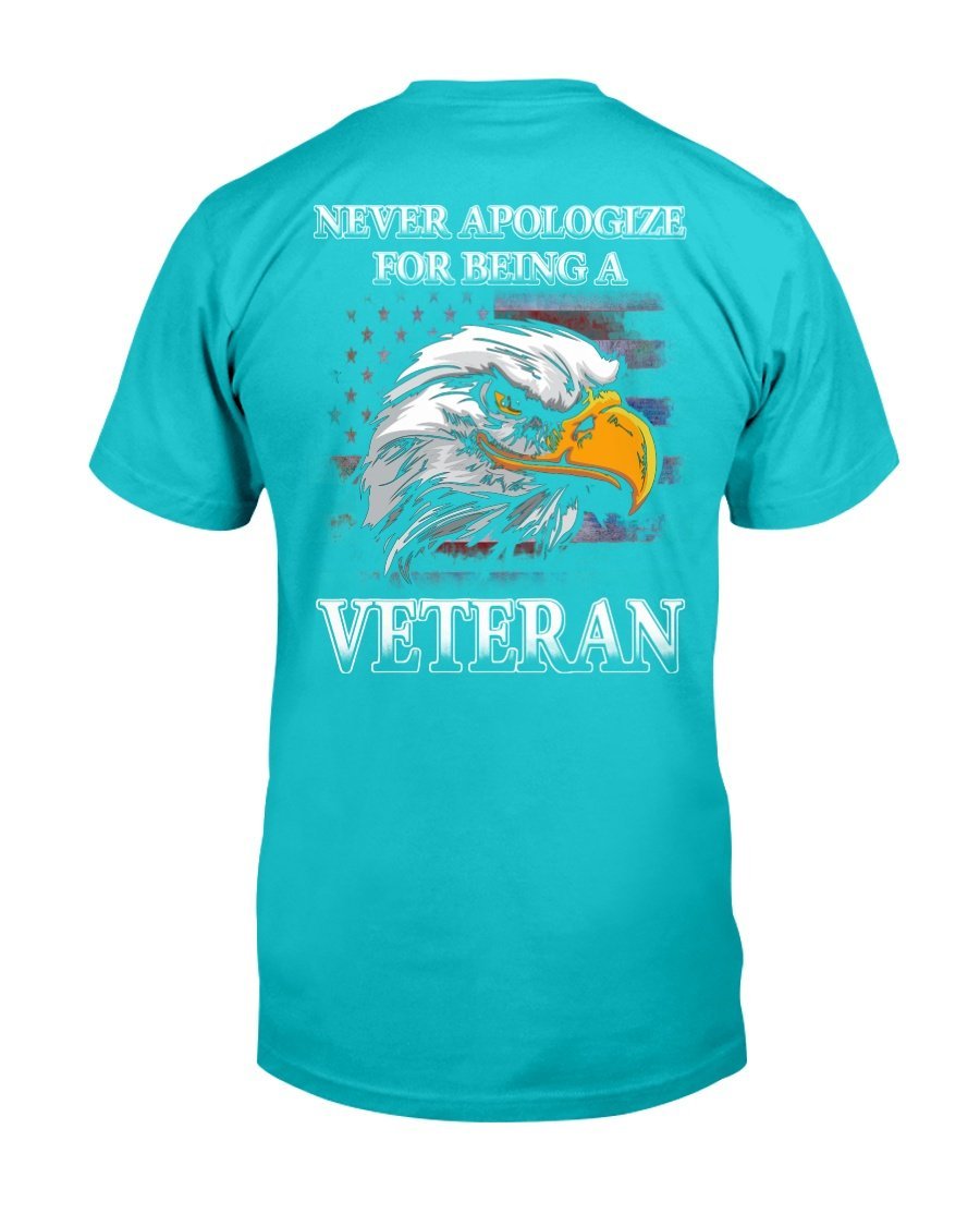 Never Apologize For Being A Veteran T-Shirt 9 » Cool Gifts for You - Mfamilygift Never Apologize For Being A Veteran T-Shirt 9