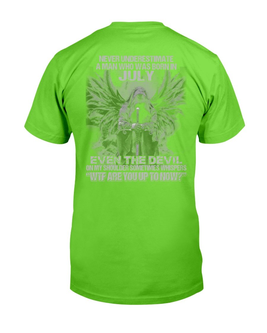 Never Underestimate A Man Who Was Born In July Even The Devil T-Shirt 4 » Cool Gifts for You - Mfamilygift Never Underestimate A Man Who Was Born In July Even The Devil T-Shirt 4