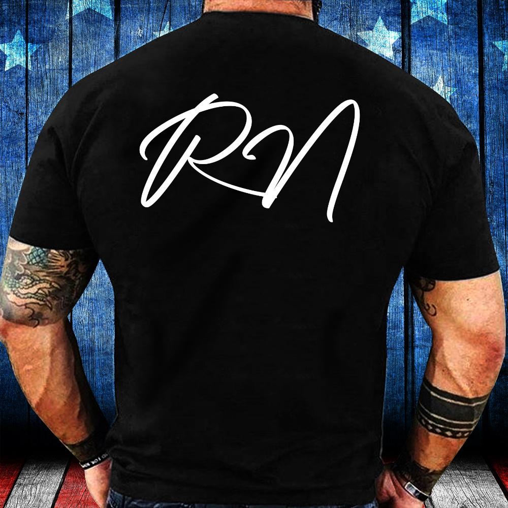 Veterans Shirt - Not All Heroes Wear Capes, Some Wears Scrubs RN T-Shirt 1&nbsp;