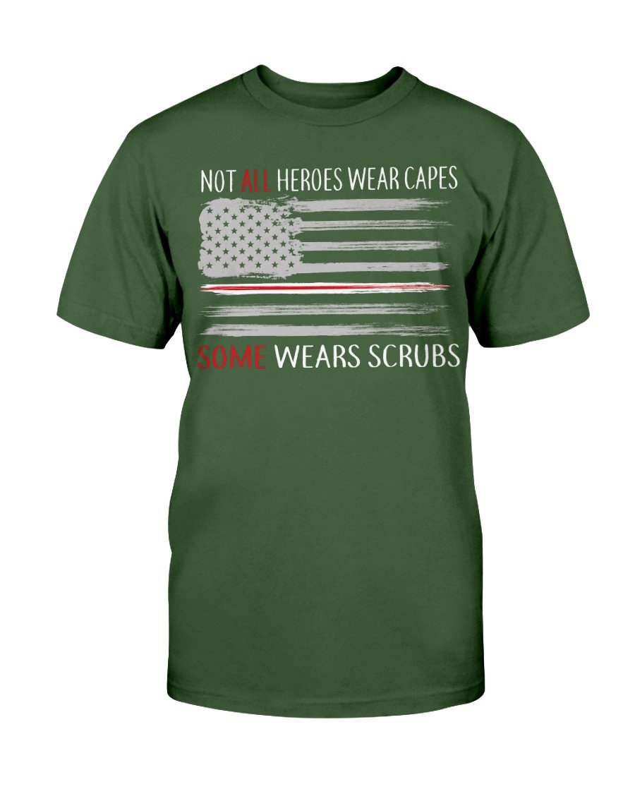 Veterans Shirt - Not All Heroes Wear Capes, Some Wears Scrubs RN T-Shirt 6 » Cool Gifts for You - Mfamilygift Veterans Shirt - Not All Heroes Wear Capes, Some Wears Scrubs RN T-Shirt 6