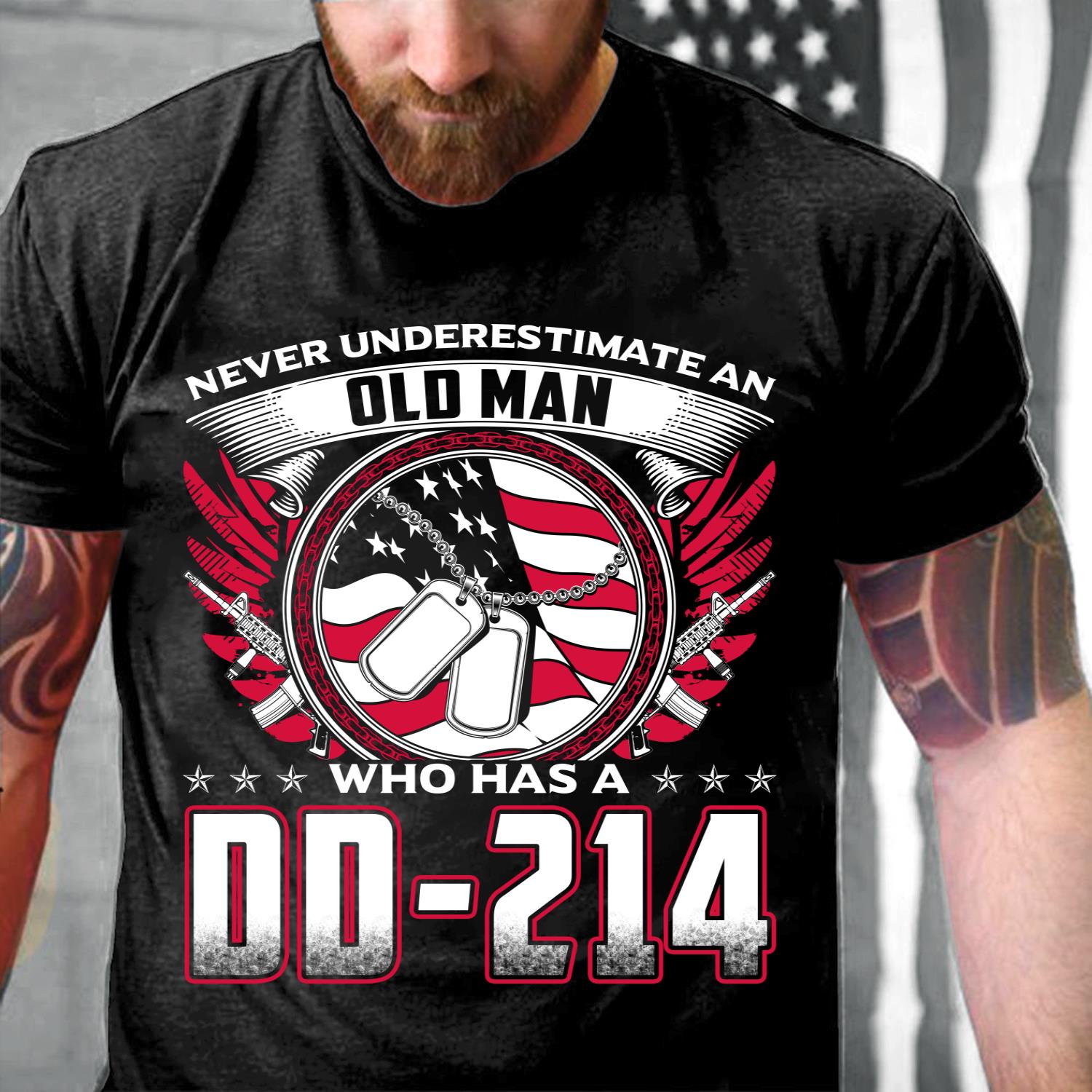 Old Man Who Has DD-214 T-Shirt