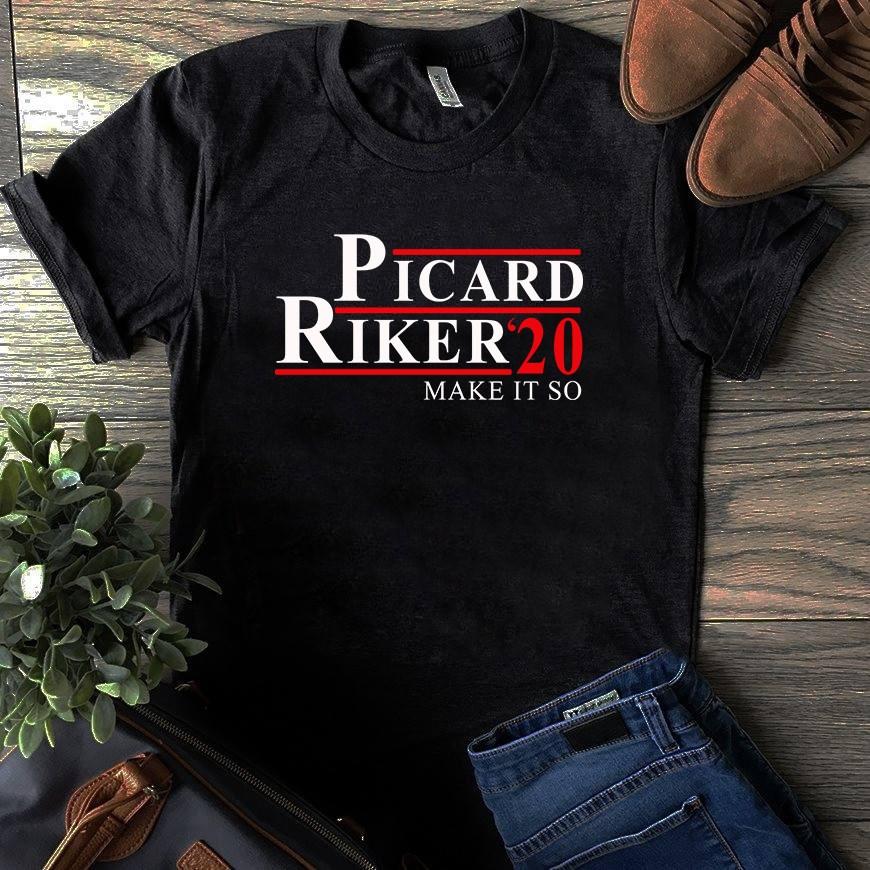 Picard Riker 20 Make It So T-Shirt