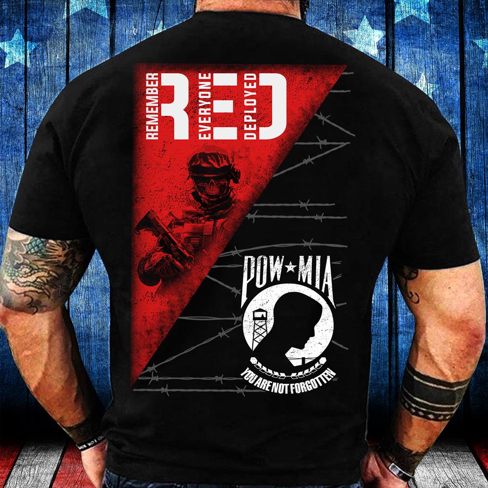 Powmia You Are Not Forgotten ATM-USVET70 T-Shirt
