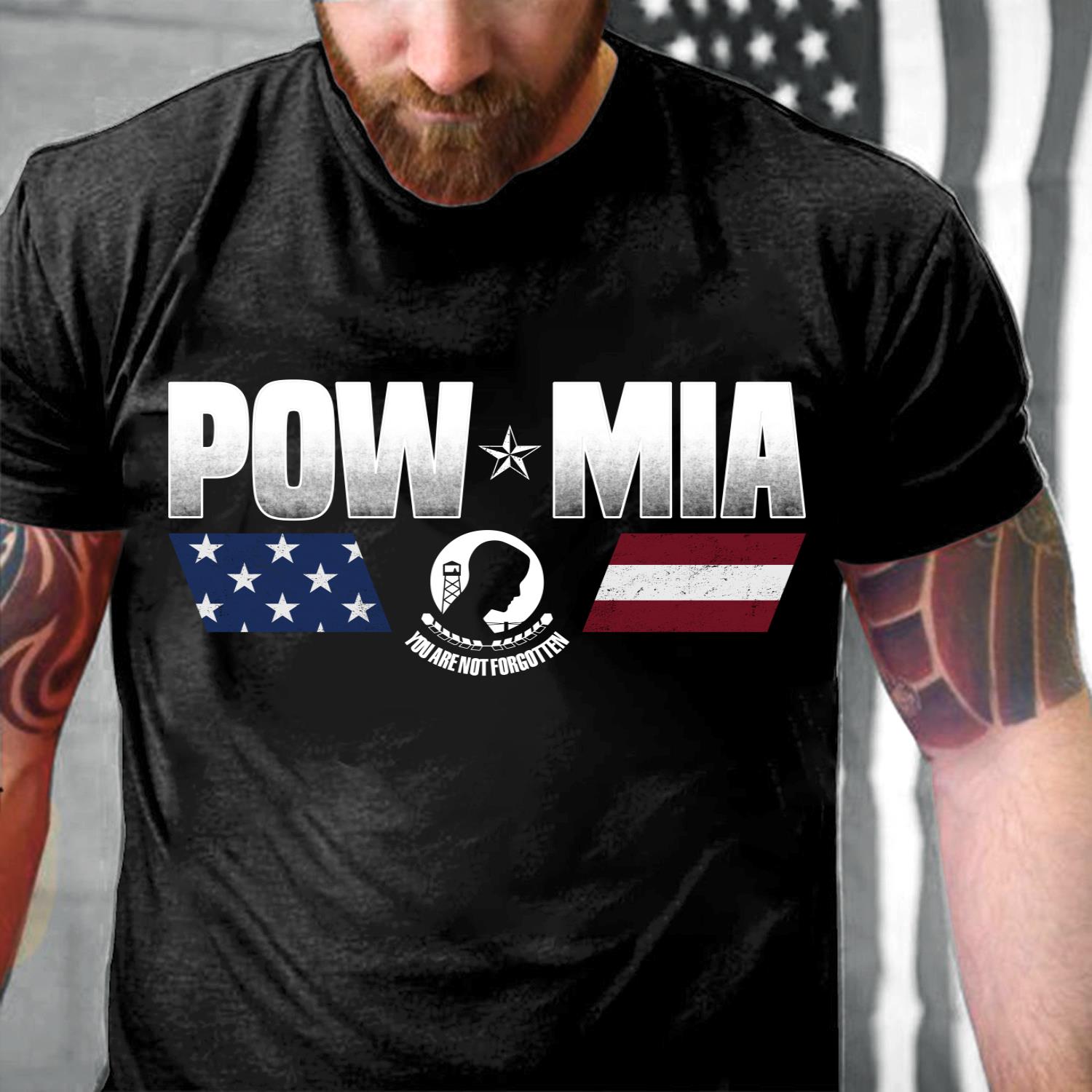 Powmia You Are Not Forgotten ATM-USVET71 T-Shirt Powmia You Are Not Forgotten ATM-USVET71 T-Shirt