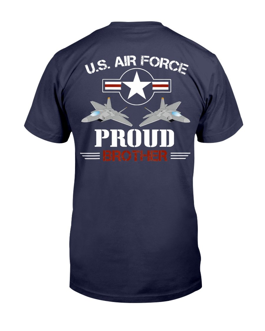 Proud Brother Of A Air Force Veteran American Military T-Shirt 1&nbsp;