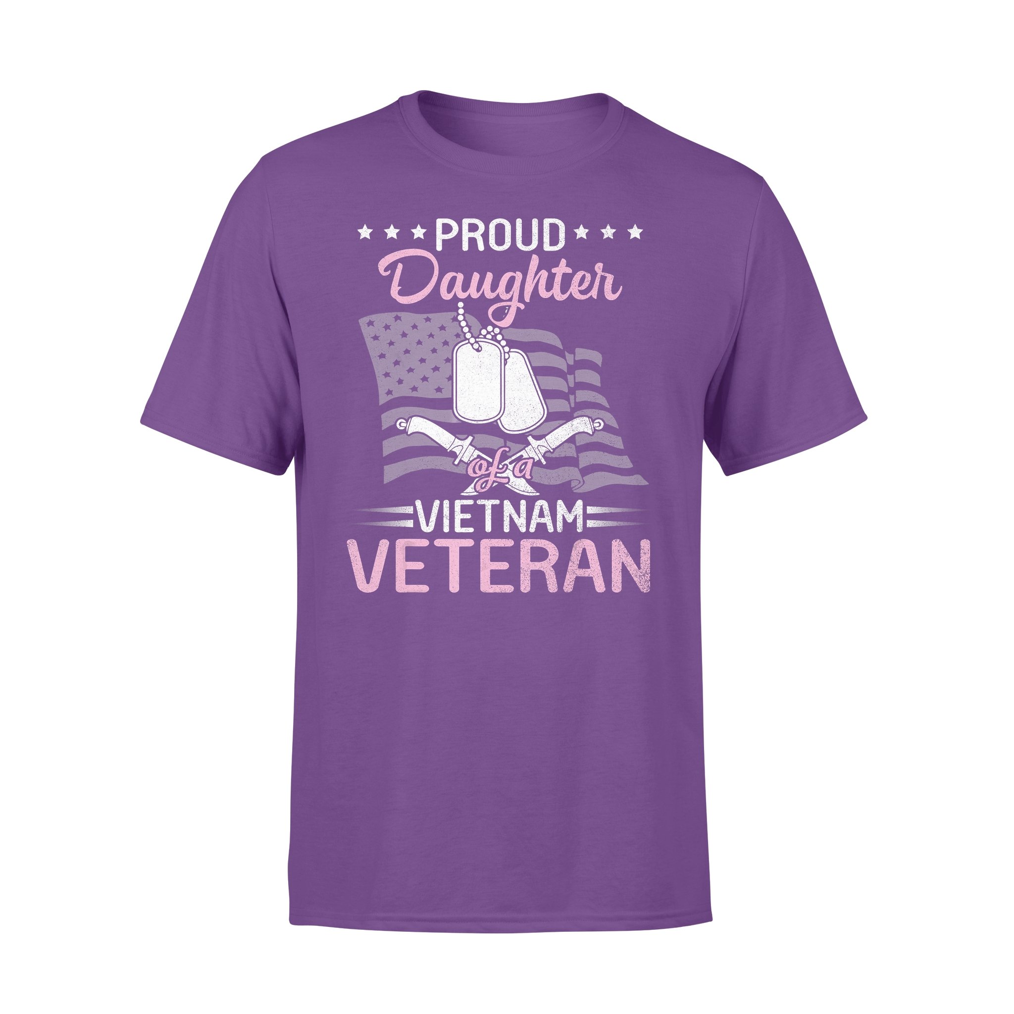 Proud Daughter Of A Vietnam Veteran Papa T-shirt 1&nbsp;