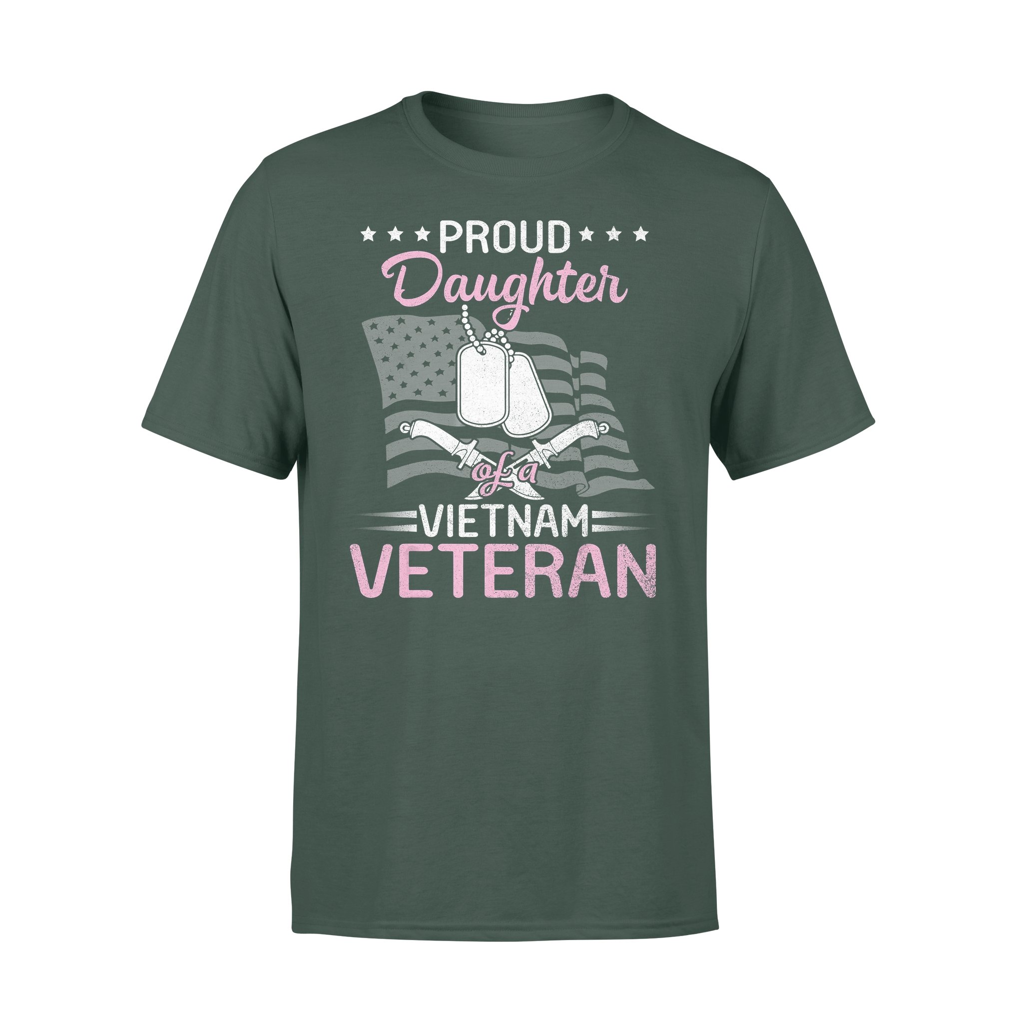 Proud Daughter Of A Vietnam Veteran Papa T-shirt 8 » Cool Gifts for You - Mfamilygift Proud Daughter Of A Vietnam Veteran Papa T-shirt 8
