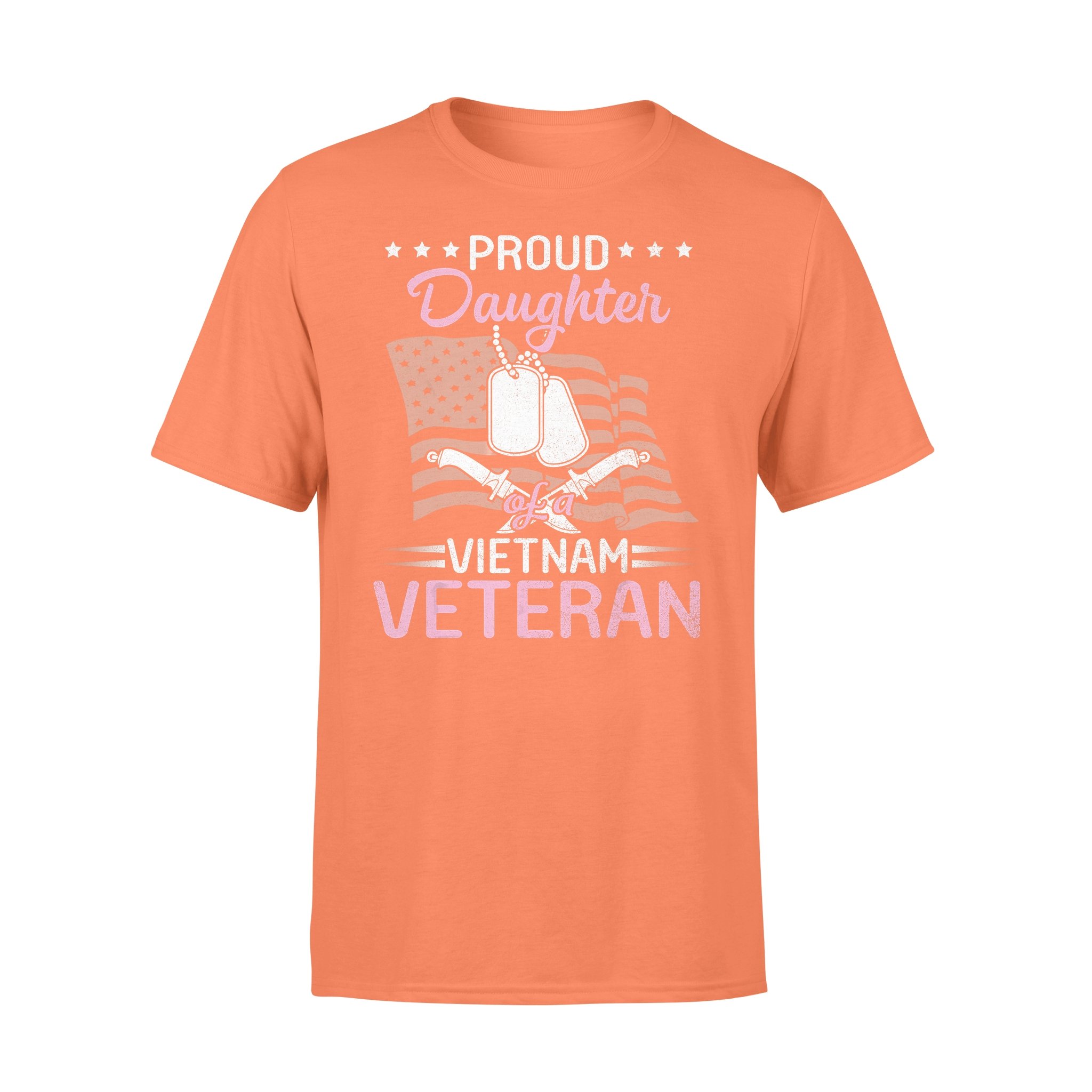 Proud Daughter Of A Vietnam Veteran Papa T-shirt 10 » Cool Gifts for You - Mfamilygift Proud Daughter Of A Vietnam Veteran Papa T-shirt 10