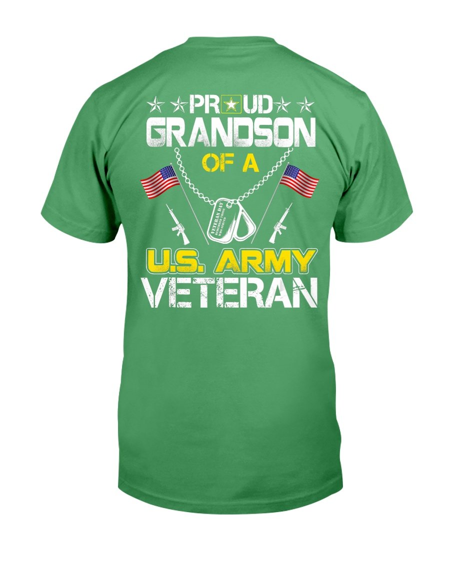 Proud Grandson Of A U.s. Army Veteran, Veterans Day T-Shirt 6 » Cool Gifts for You - Mfamilygift Proud Grandson Of A U.s. Army Veteran, Veterans Day T-Shirt 6