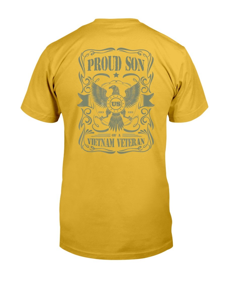 Proud Son Of A Vietnam Veteran T-Shirt 4 » Cool Gifts for You - Mfamilygift Proud Son Of A Vietnam Veteran T-Shirt 4