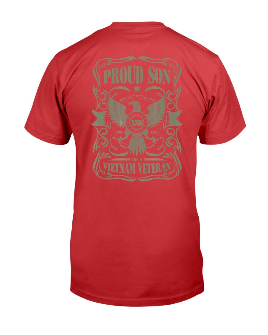 Proud Son Of A Vietnam Veteran T-Shirt 8 » Cool Gifts for You - Mfamilygift Proud Son Of A Vietnam Veteran T-Shirt 8