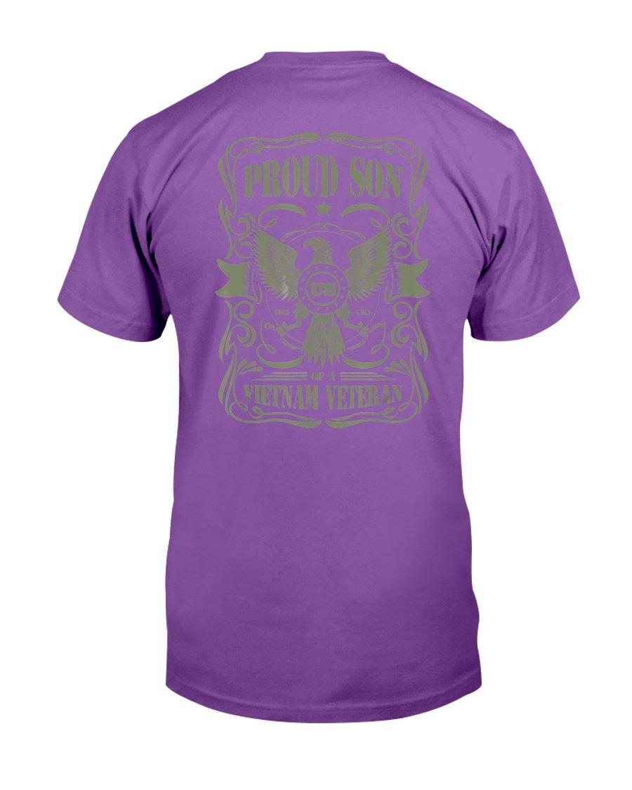 Proud Son Of A Vietnam Veteran T-Shirt 9 » Cool Gifts for You - Mfamilygift Proud Son Of A Vietnam Veteran T-Shirt 9
