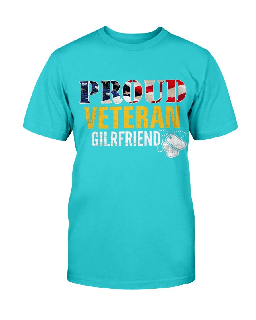 Proud Veteran Girlfriend With American Flag Military T-Shirt 5 » Cool Gifts for You - Mfamilygift Proud Veteran Girlfriend With American Flag Military T-Shirt 5