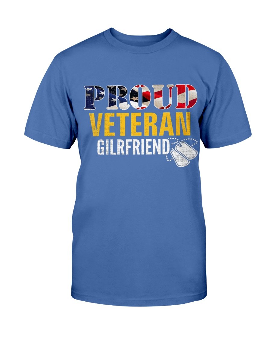 Proud Veteran Girlfriend With American Flag Military T-Shirt 7 » Cool Gifts for You - Mfamilygift Proud Veteran Girlfriend With American Flag Military T-Shirt 7