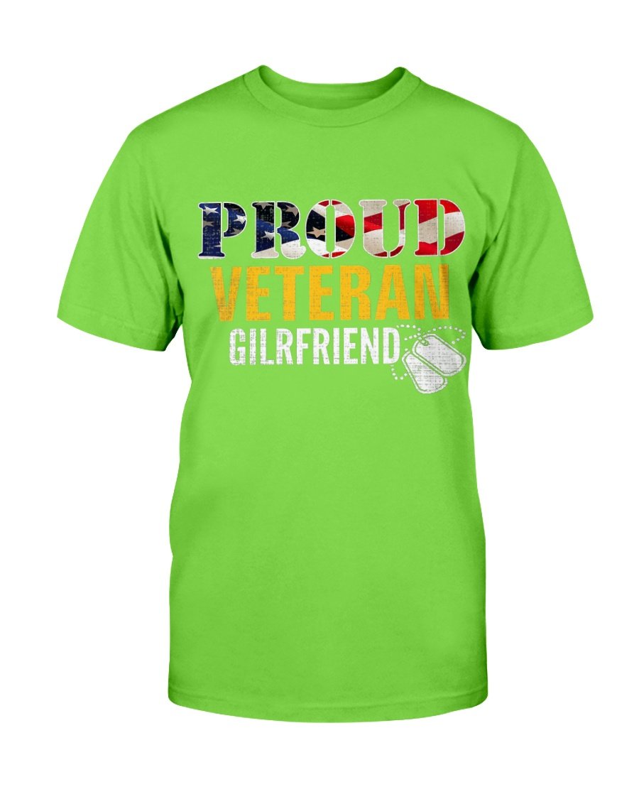 Proud Veteran Girlfriend With American Flag Military T-Shirt 8 » Cool Gifts for You - Mfamilygift Proud Veteran Girlfriend With American Flag Military T-Shirt 8