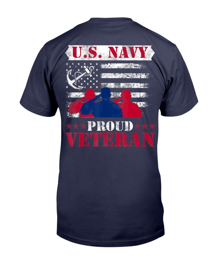 Proud Veteran US Navy Patriotic T-Shirt 1&nbsp;