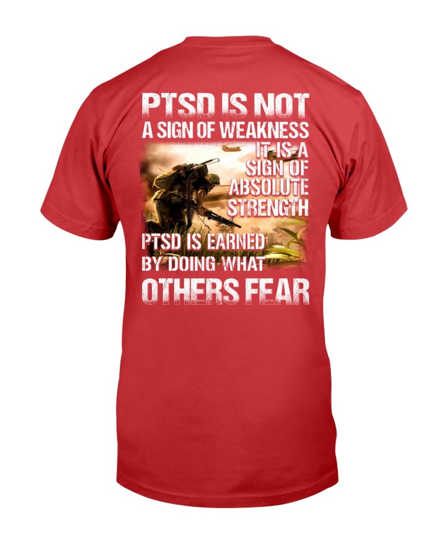 PTSD Is Not A Sign Of Weakness It Is A Sign Of Absolute Strength T-Shirt 9 » Cool Gifts for You - Mfamilygift PTSD Is Not A Sign Of Weakness It Is A Sign Of Absolute Strength T-Shirt 9