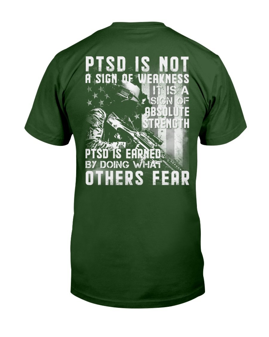 Veterans Shirt - PTSD Is Not A Sign Of Weakness T-Shirt, Gift For Veteran 2 » Cool Gifts for You - Mfamilygift Veterans Shirt - PTSD Is Not A Sign Of Weakness T-Shirt, Gift For Veteran 2