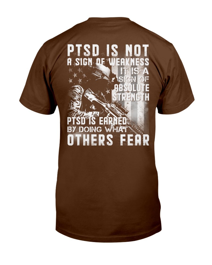 Veterans Shirt - PTSD Is Not A Sign Of Weakness T-Shirt, Gift For Veteran 8 » Cool Gifts for You - Mfamilygift Veterans Shirt - PTSD Is Not A Sign Of Weakness T-Shirt, Gift For Veteran 8
