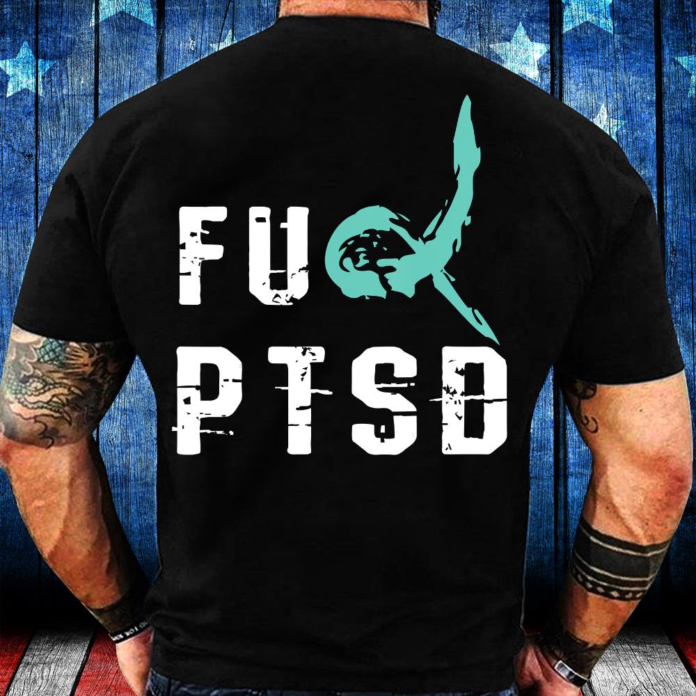 PTSD Veteran Shirt PTSD Awareness Ribbon T-Shirt PTSD Veteran Shirt PTSD Awareness Ribbon T-Shirt