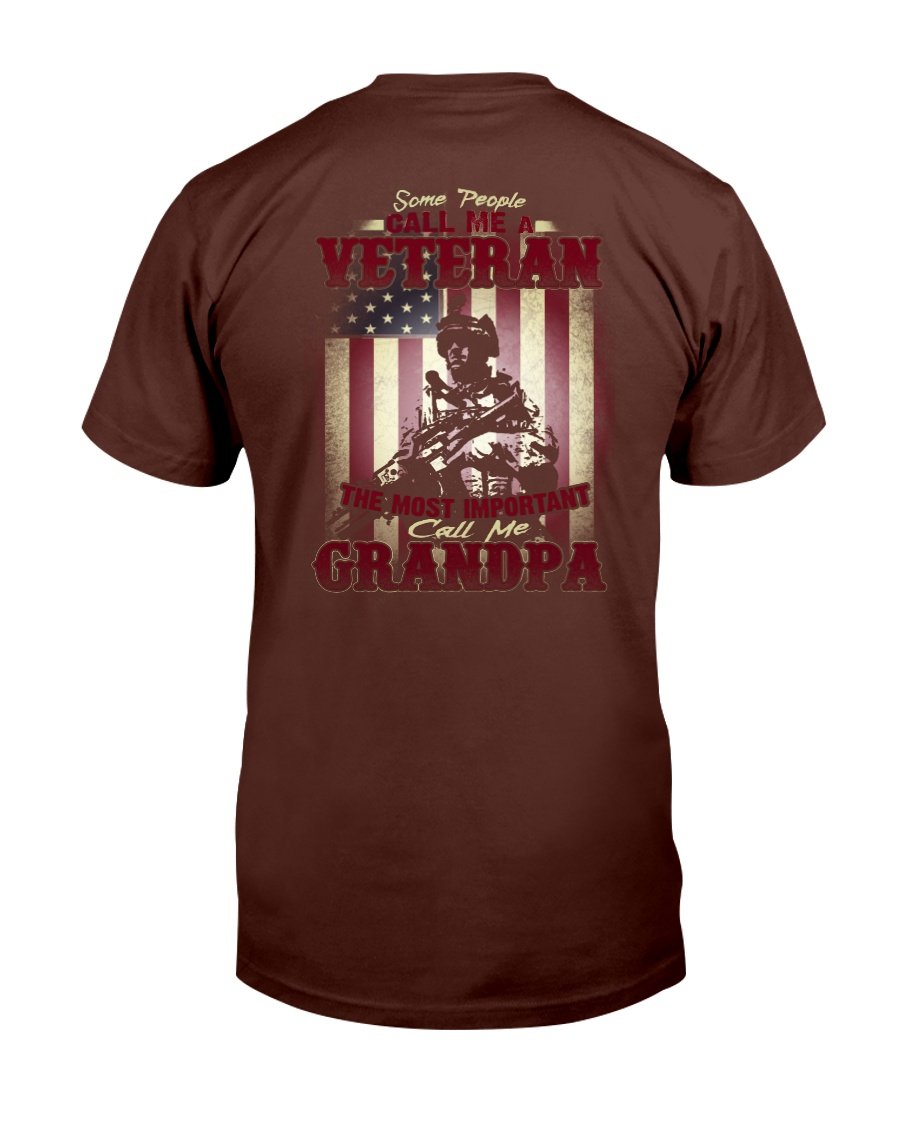 Some People Call Me A Veteran The Most Important Call Me Grandpa T-Shirt 3 » Cool Gifts for You - Mfamilygift Some People Call Me A Veteran The Most Important Call Me Grandpa T-Shirt 3