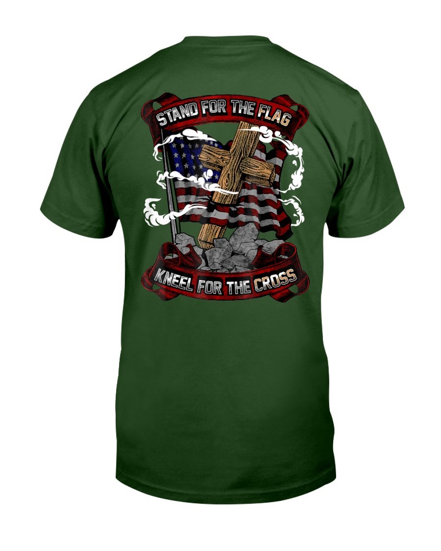 Stand For The Flag Kneel For The Cross, Veteran Day T-Shirt 2 » Cool Gifts for You - Mfamilygift Stand For The Flag Kneel For The Cross, Veteran Day T-Shirt 2