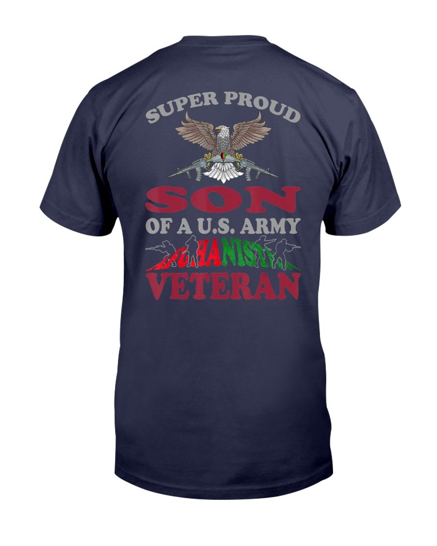 Super Proud Son Of A U.S. Army Afghanistan Veteran T-Shirt 1&nbsp;
