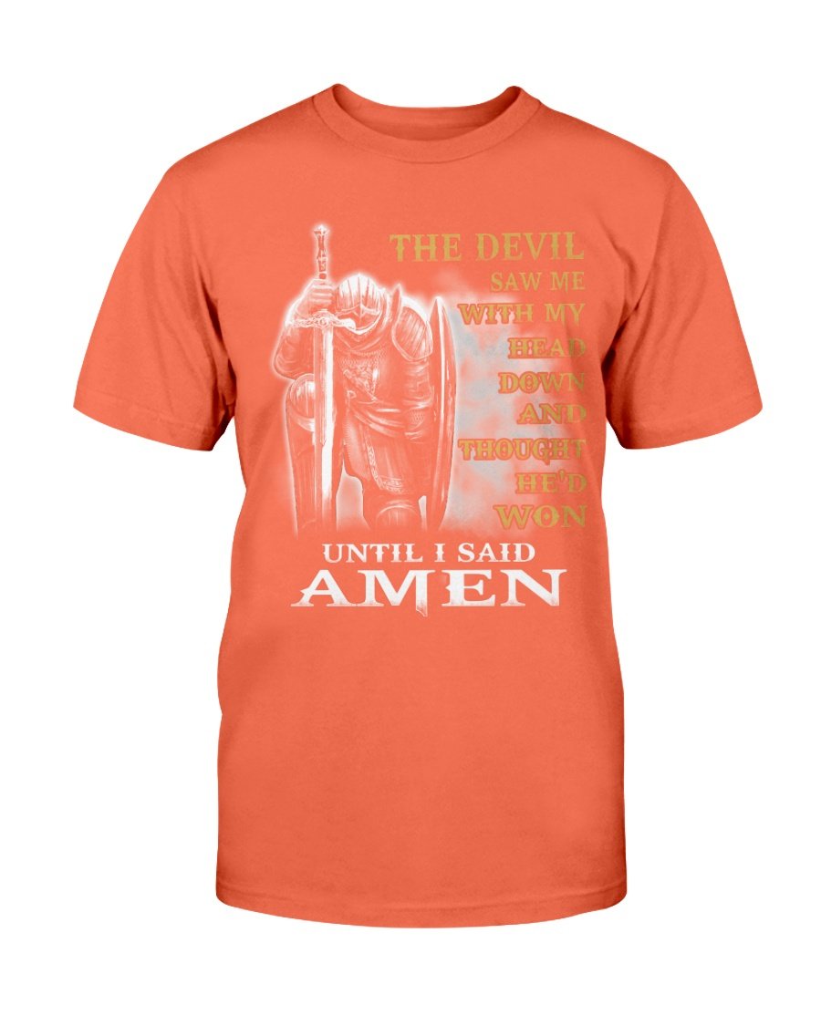 Veterans Shirt - The Devil Saw Me With My Head Down Until I Said Amen T-Shirt 5 » Cool Gifts for You - Mfamilygift Veterans Shirt - The Devil Saw Me With My Head Down Until I Said Amen T-Shirt 5