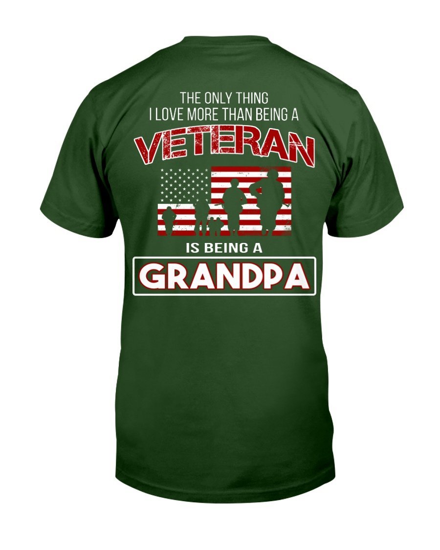 The Only Thing I Love More Thank Being A Veteran Is Being A Grandpa T-Shirt 2 » Cool Gifts for You - Mfamilygift The Only Thing I Love More Thank Being A Veteran Is Being A Grandpa T-Shirt 2