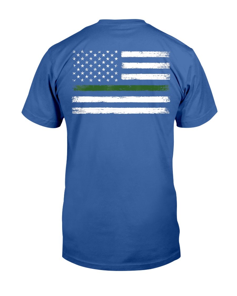 Thin Green Line Military Flag Proud Veterans Soldier Gift T-Shirt 1&nbsp;