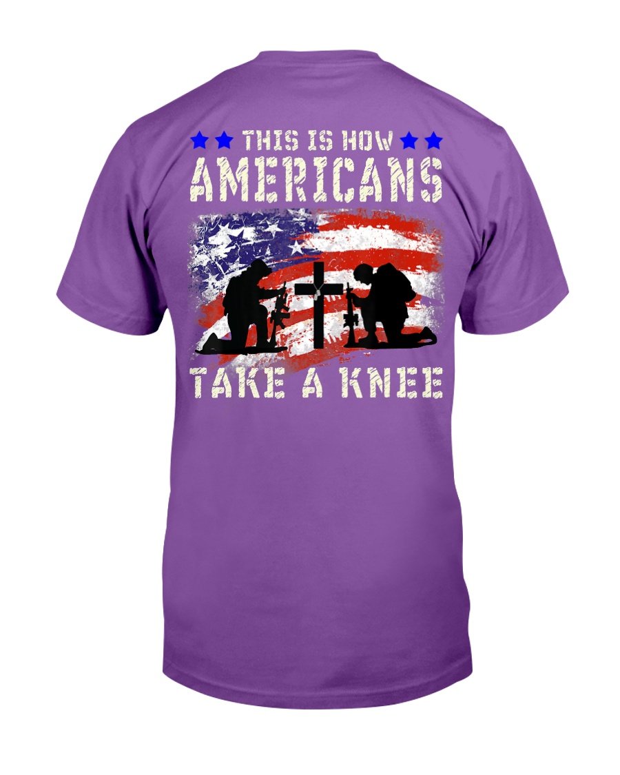 This Is How Americans Take A Knee T-Shirt Veteran Gift T-Shirt 4 » Cool Gifts for You - Mfamilygift This Is How Americans Take A Knee T-Shirt Veteran Gift T-Shirt 4