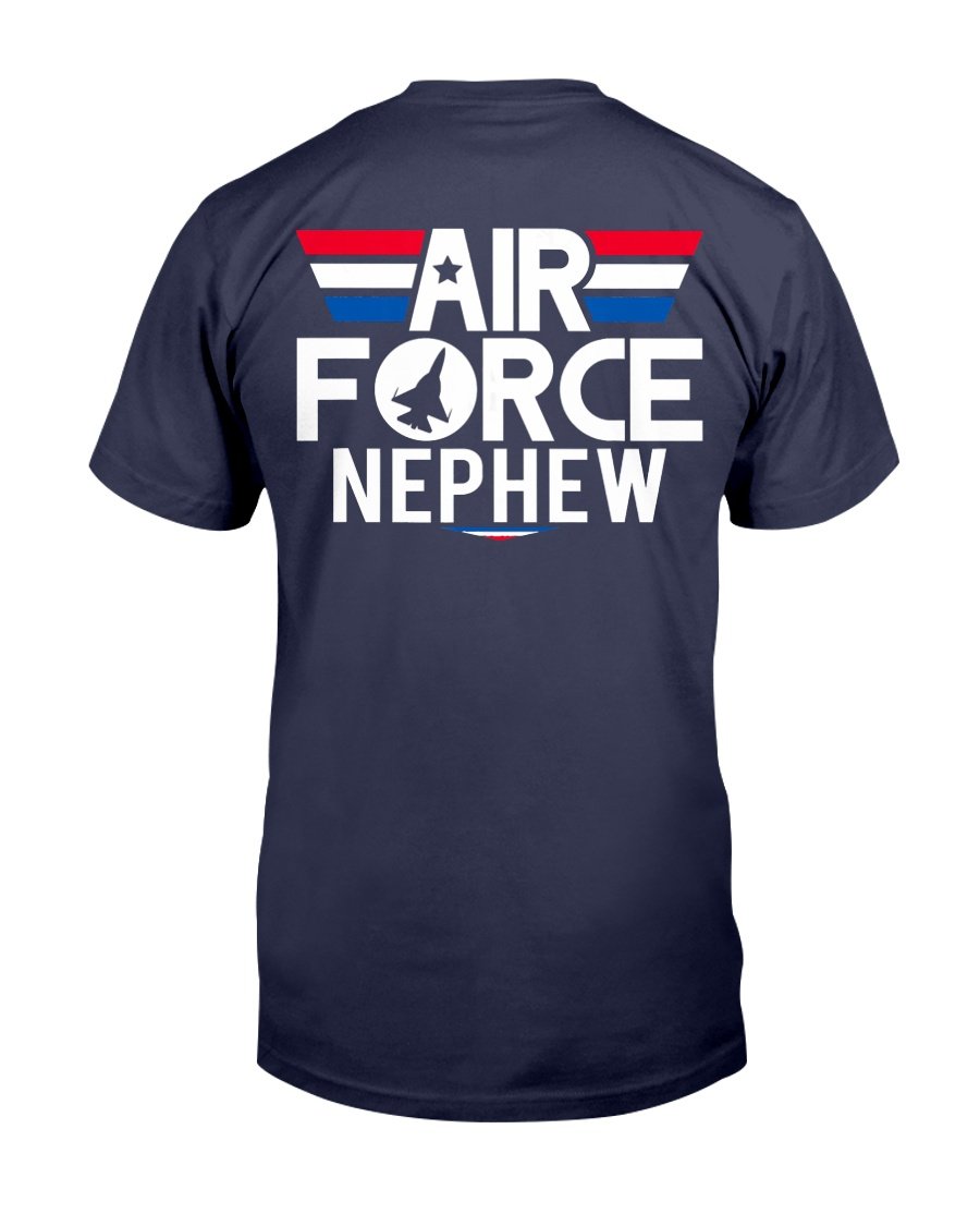 Us Air Force Proud Nephew Veterans American Flag Gift T-Shirt 1&nbsp;