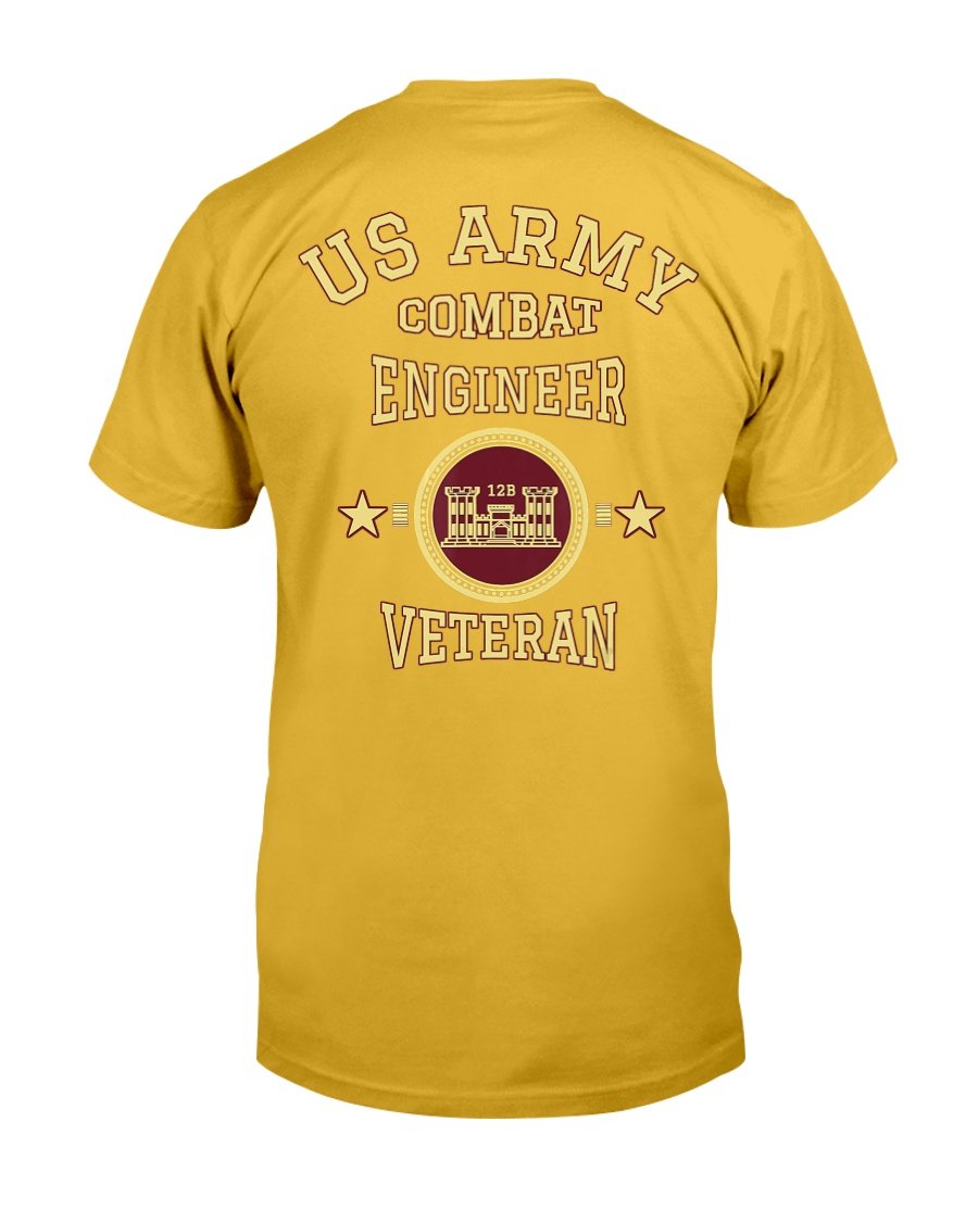 US Army Combat Engineer Veteran T-Shirt 2 » Cool Gifts for You - Mfamilygift US Army Combat Engineer Veteran T-Shirt 2