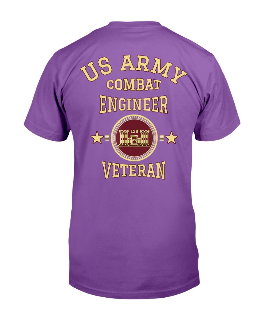 US Army Combat Engineer Veteran T-Shirt 6 » Cool Gifts for You - Mfamilygift US Army Combat Engineer Veteran T-Shirt 6