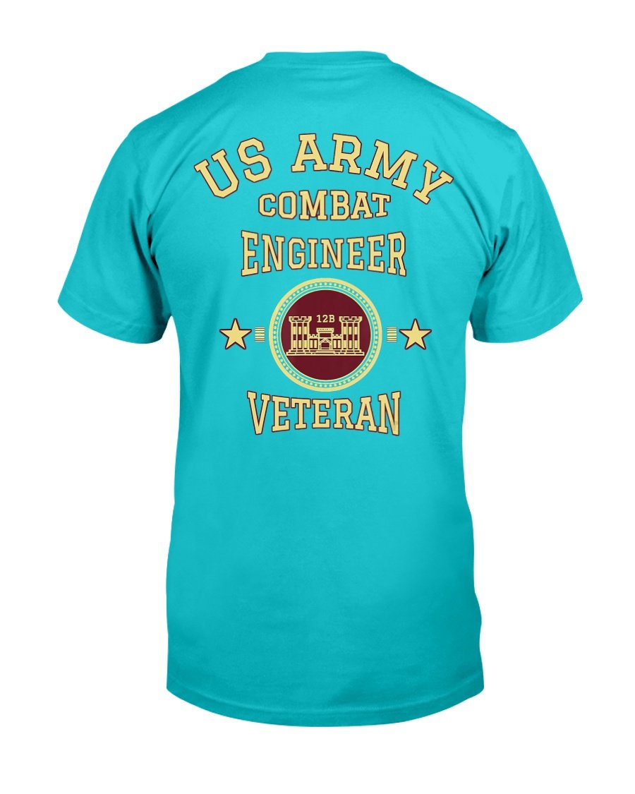 US Army Combat Engineer Veteran T-Shirt 9 » Cool Gifts for You - Mfamilygift US Army Combat Engineer Veteran T-Shirt 9