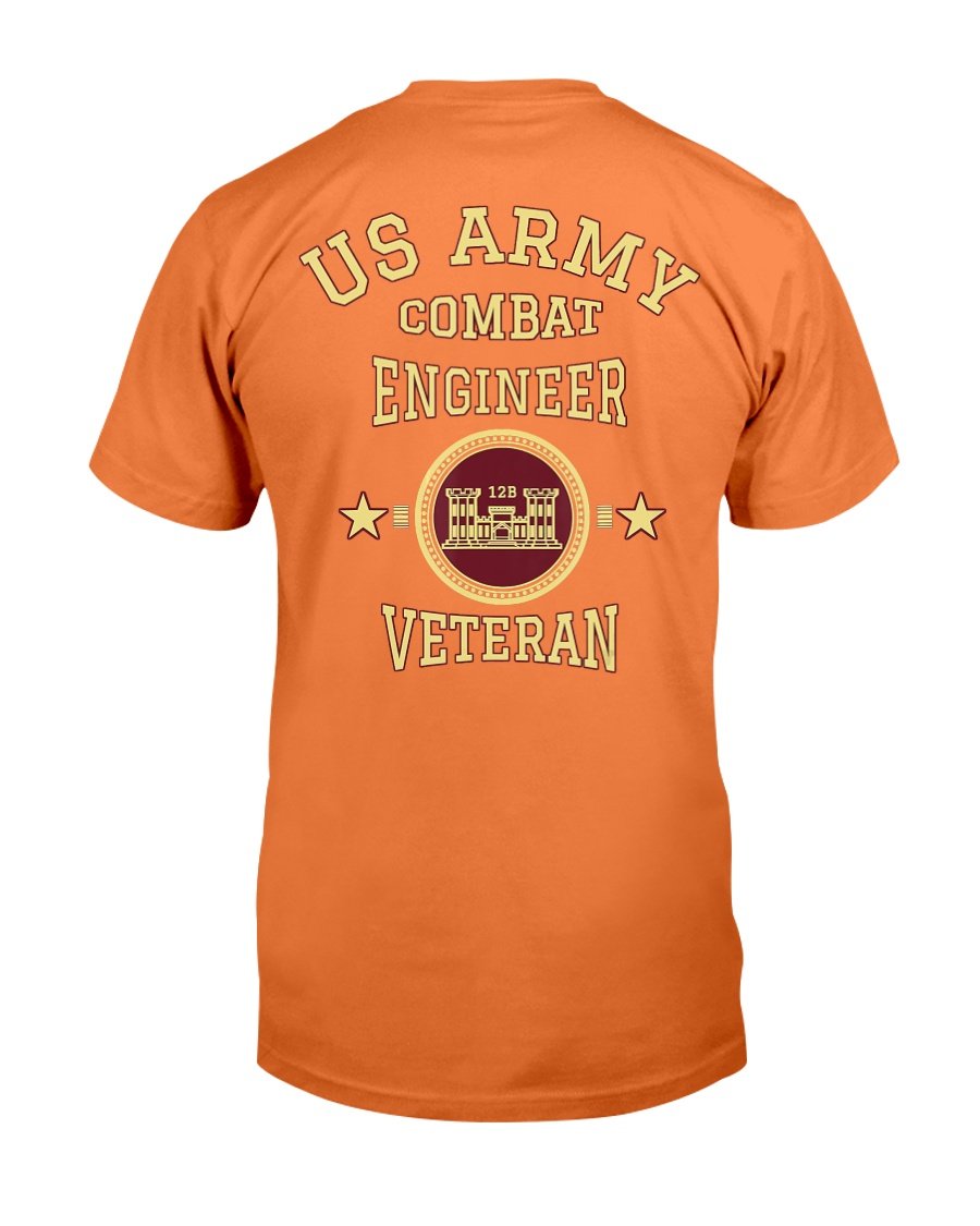 US Army Combat Engineer Veteran T-Shirt 10 » Cool Gifts for You - Mfamilygift US Army Combat Engineer Veteran T-Shirt 10