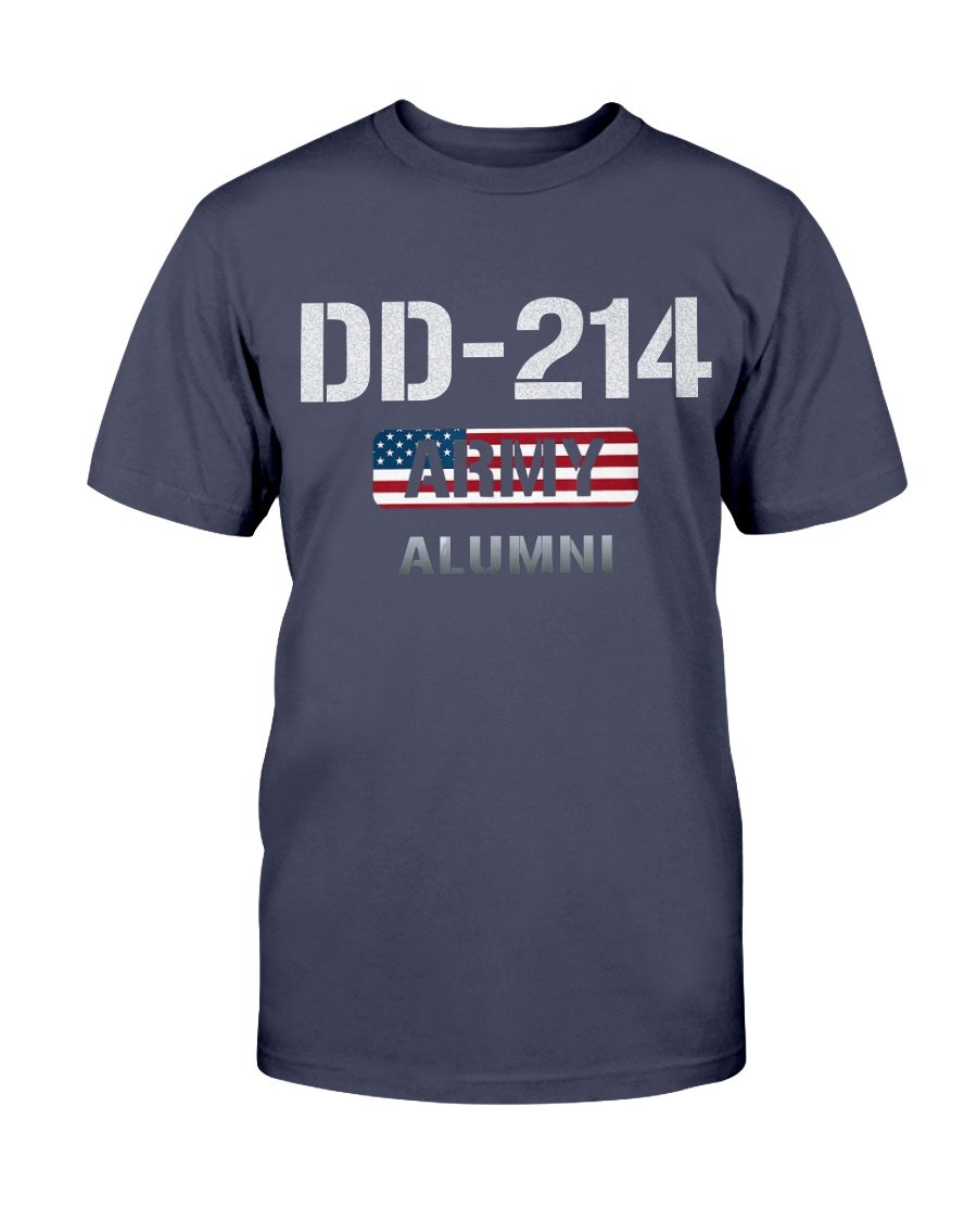 USA Flag DD-214 US Army Veteran Alumni T-Shirt 1&nbsp;