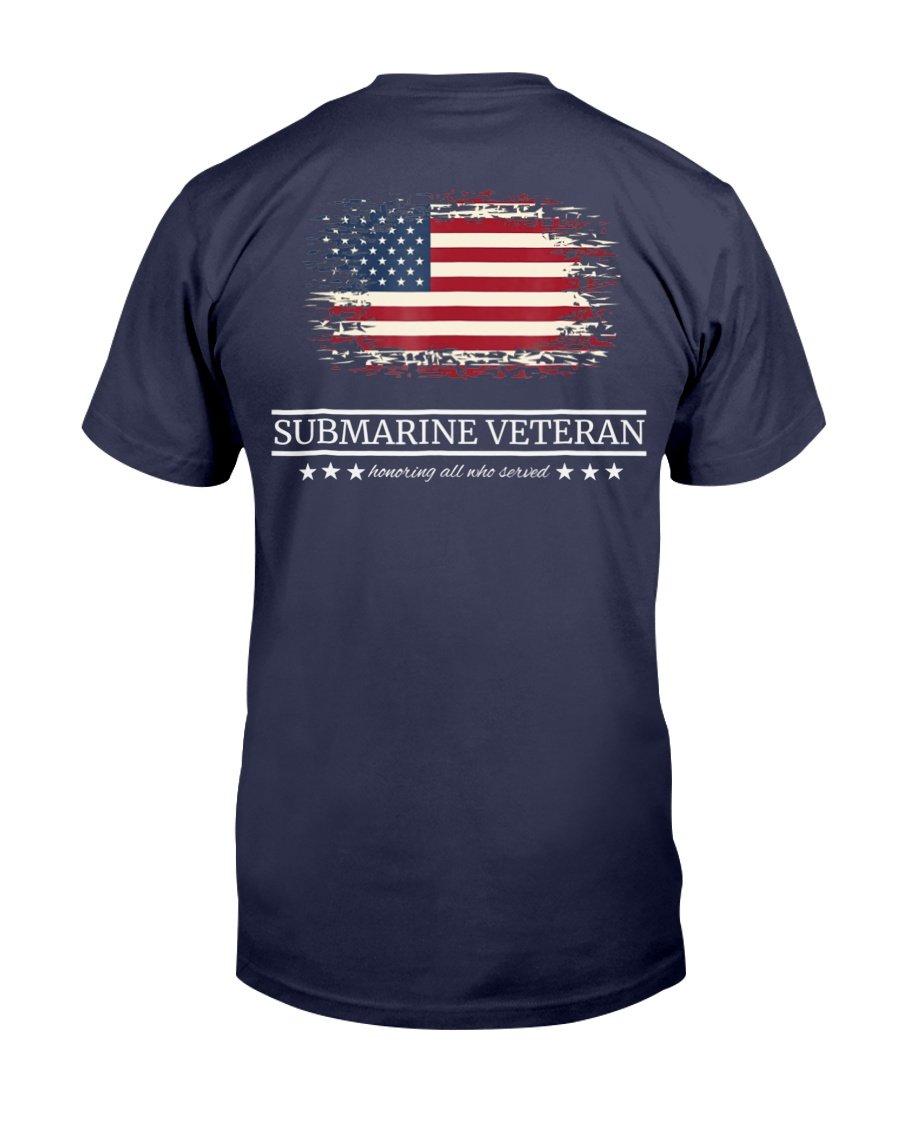 Vintage Submarine Veteran Silent Service T-Shirt 1&nbsp;
