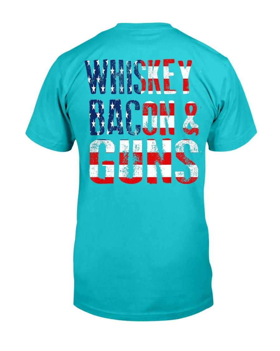 Veterans Shirt - Whiskey Bacon & Guns Veteran T-Shirt 1&nbsp;