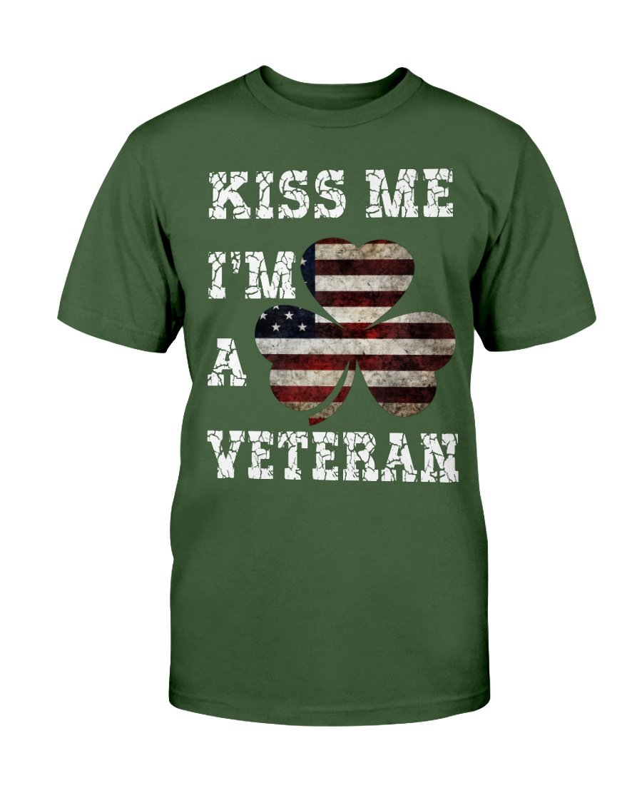 Veteran Patrick Kiss Me Im A Veteran T-Shirt 1&nbsp;